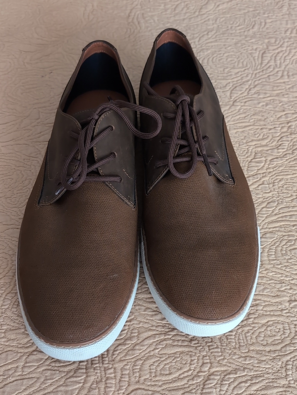 Call It Spring Brown Derby Oxfords with White Sole